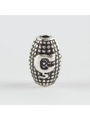 8 mm Arpa Kesim Metal Harf  metal tesbih harfi -Ç