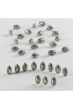 8 mm Arpa Kesim Metal Harf  metal tesbih harfi -A - Görsel 2