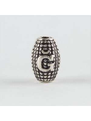 8 mm Arpa Kesim Metal Harf  metal tesbih harfi -Ğ