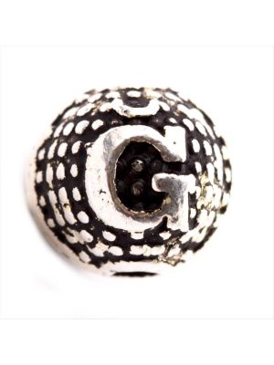 8 mm Metal Harf  metal tesbih harfi -Ğ