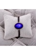 Makrome Örgü Çini Bileklik-Lacivert - Görsel 2