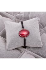 Makrome Örgü Çini Bileklik-Beyaz