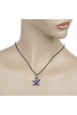 Deniz Yıldızı Cam Kolye-Renkli - Görsel 2