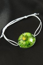 Papatya Epoksi Bileklik-Yeşil