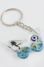 Kelebek Epoksi Anahtarlık-Mavi - Görsel 2