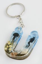 Ü Harfli Epoksi Anahtarlık-Renkli - Görsel 2