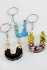 Ü Harfli Epoksi Anahtarlık-Renkli - Görsel 3