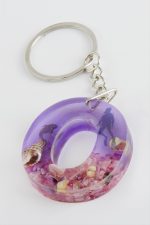 O Harfli Epoksi Anahtarlık-Renkli - Görsel 2