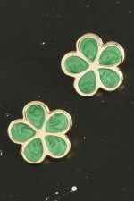 Papatya Yeni Sezon Mineli Küpe-Açık Mavi - Görsel 2