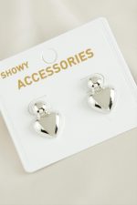 Kalp Yeni Sezon Metal Küpe-Sarı - Görsel 2