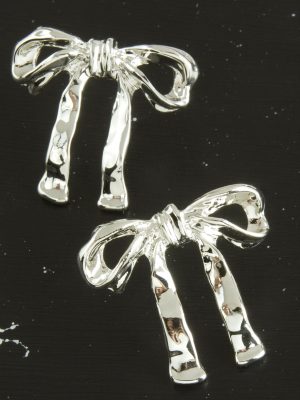 Fiyong Yeni Sezon Metal Küpe-Gümüş Rengi