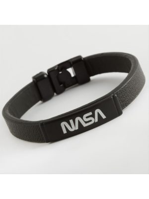 Nasa Kaliteli Suni Deri Bileklik-Siyah