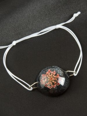 Sultan Otu Epoksi Bileklik-Kırmızı