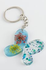 Sultan Otu Epoksi Anahtarlık-Mavi