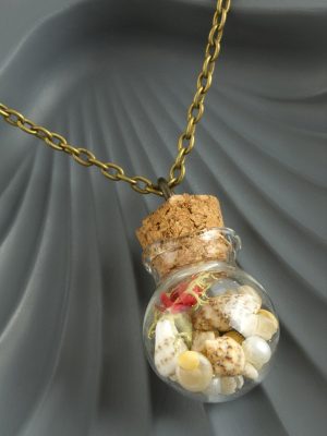 Fanus Canlı Kolye-Antik