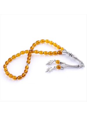 7 mm Cam Taş Tesbih-Mor