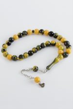 Renkli Plastik Tesbih 9 mm-Yeşil-1 - Görsel 2