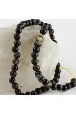 6 mm Parlak Akik Taşı-Siyah - Görsel 2