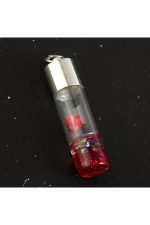 Çiçek Fanus Kolye Ucu 4 cm-Renkli - Görsel 2