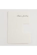 Toka Kartı 7X11 cm-Beyaz