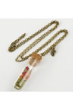 Mantar Tıpalı Canlı Kolye-Kahverengi - Görsel 2