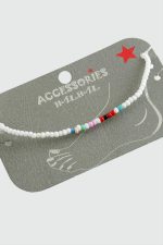 Kum Boncuk Halhal-Beyaz - Görsel 3