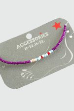 Kum Boncuk Halhal-Mor - Görsel 3