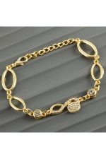 Sonsuzluk Taşlı Trend Bileklik-Sarı - Görsel 2