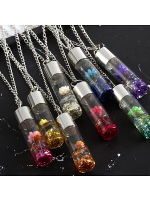 Fanus Canlı Kolye-Renkli