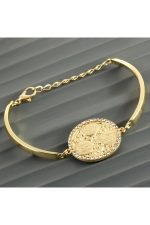 Dua Taşlı Trend Bileklik-Sarı