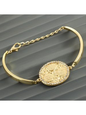 Dua Taşlı Trend Bileklik-Sarı