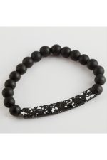 Onix Hematit Doğaltaş Bileklik-Siyah - Görsel 2