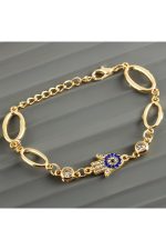 Ftm Taşlı Trend Bileklik-Sarı - Görsel 2