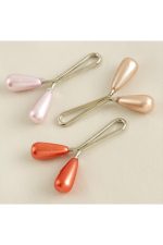 Damla Klipsi Firkete-Renkli - Görsel 3