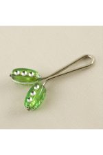 Taşlı Oval Klipsi Firkete-Renkli - Görsel 2