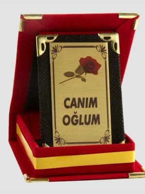 Canım Oğlum Plaketi-Kırmızı