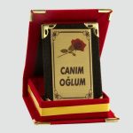 Canım Oğlum Plaketi-Kırmızı - Görsel 2