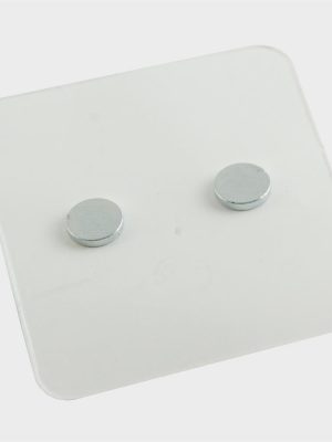 Uğur Böceği Mıknatıslı Plastik Çocuk Küpesi-Kırmızı