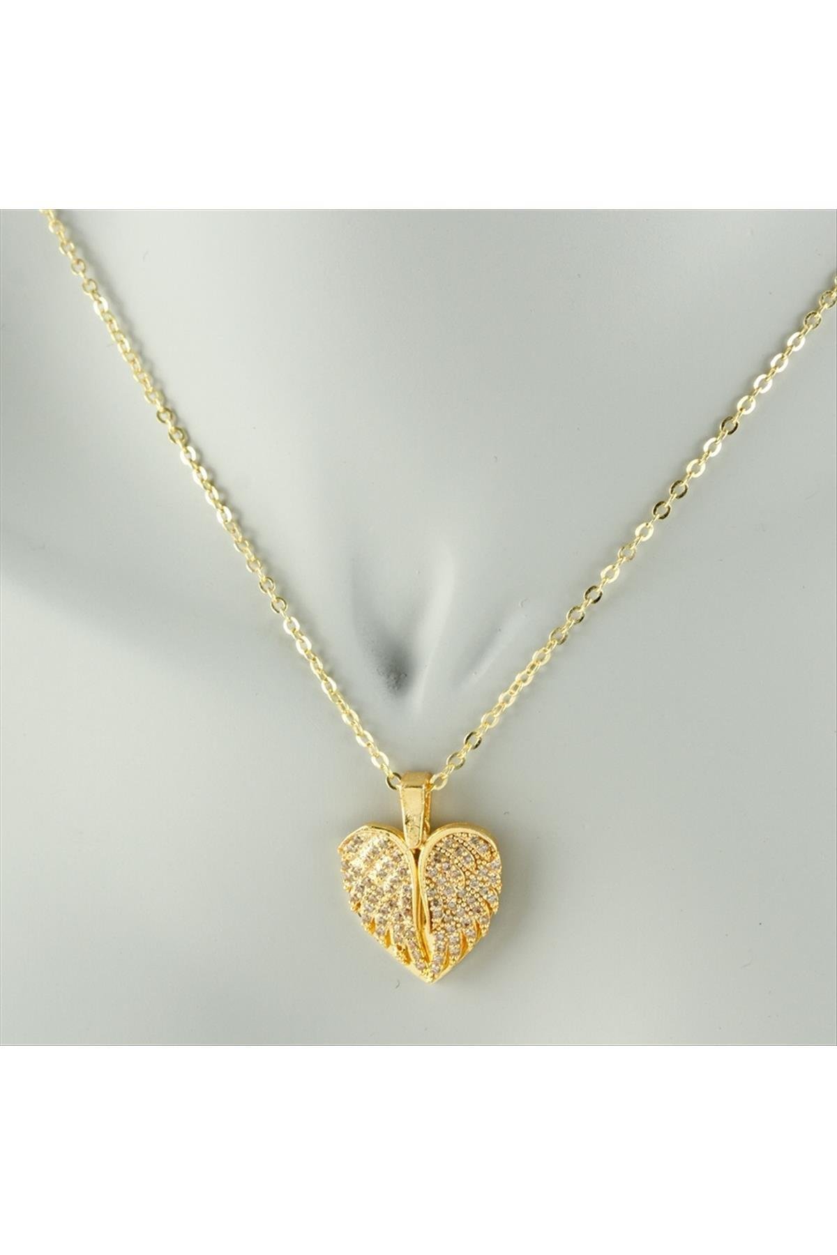 1203091_Kanat-Acilir-Kapanir-Zirkon-Tasli-Trend-1ecb.jpg Kanat Açılır Kapanır Zirkon Taşlı Trend Kolye-Sarı - Görsel 3