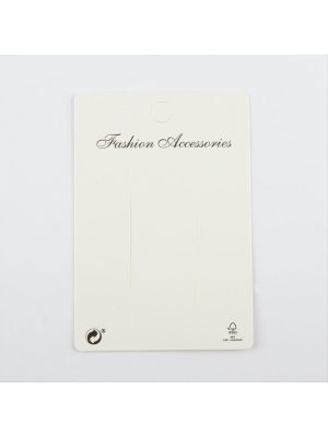 Toka Broş Kartı 6X10-Beyaz