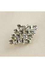 Zikzak Taşlı Broş-Gümüş Rengi - Görsel 2