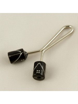 Silindir Klipsi Firkete-Beyaz