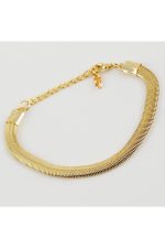 İtalyan Zincir Bileklik-Sarı-1