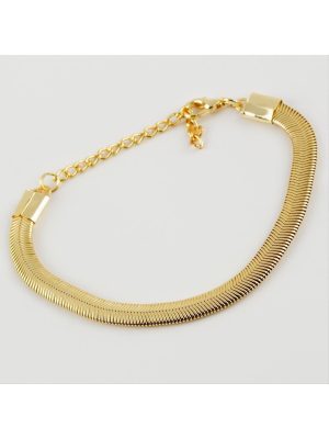 İtalyan Zincir Bileklik-Sarı-1