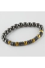 Hematit Doğaltaşlı Bileklik-Antrasit - Görsel 2