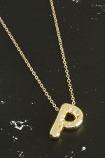 P Harfli Balon Kolye-Sarı