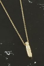 İ Harfli Balon Kolye-Sarı