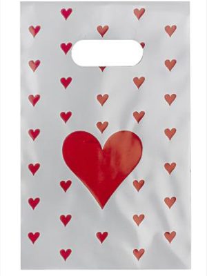 13X20 El Tutma Poşet Paketi 100 Adet-Kırmızı