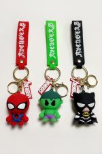 Çzgflm Karakteri Büyük Silikon Anahtarlık-Renkli - Görsel 3