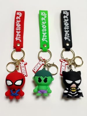 Çzgflm Karakteri Büyük Silikon Anahtarlık-Renkli